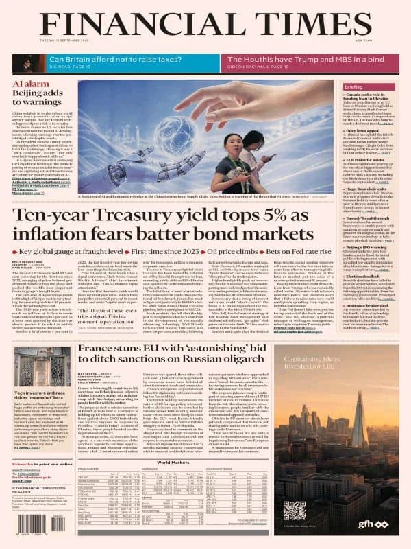 Financial Times USA - 15 September 2026