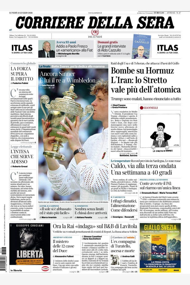Il.Corriere.Della.Sera.07.13.2026.iTALiAN.RETAiL.eBook-DiVER