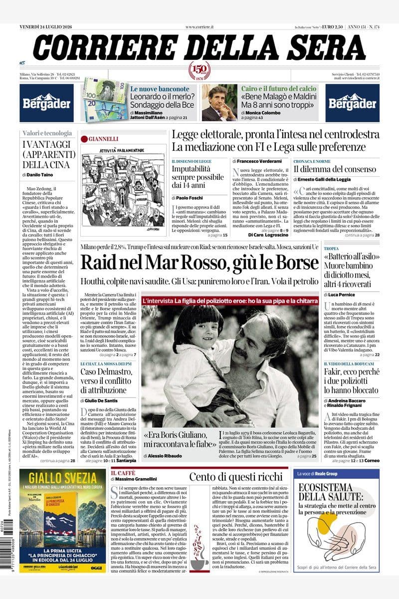 Il Corriere Della Sera - 24 July 2026 [IT]