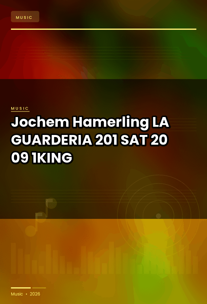 Jochem_Hamerling-LA_GUARDERIA_201-SAT-20-09-2026-1KING