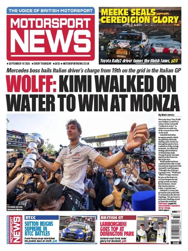 Motorsport News - 10 September 2026