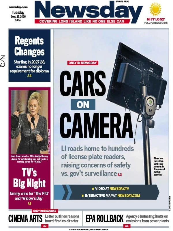Newsday - 15 September 2026