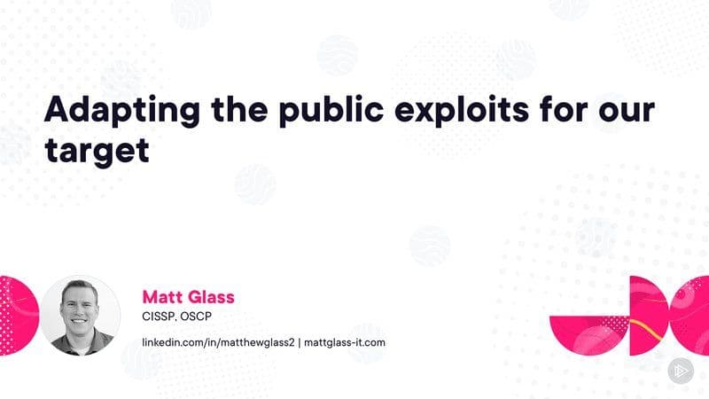 Pluralsight Initial Access with Exploit-DB 2026 [EN]